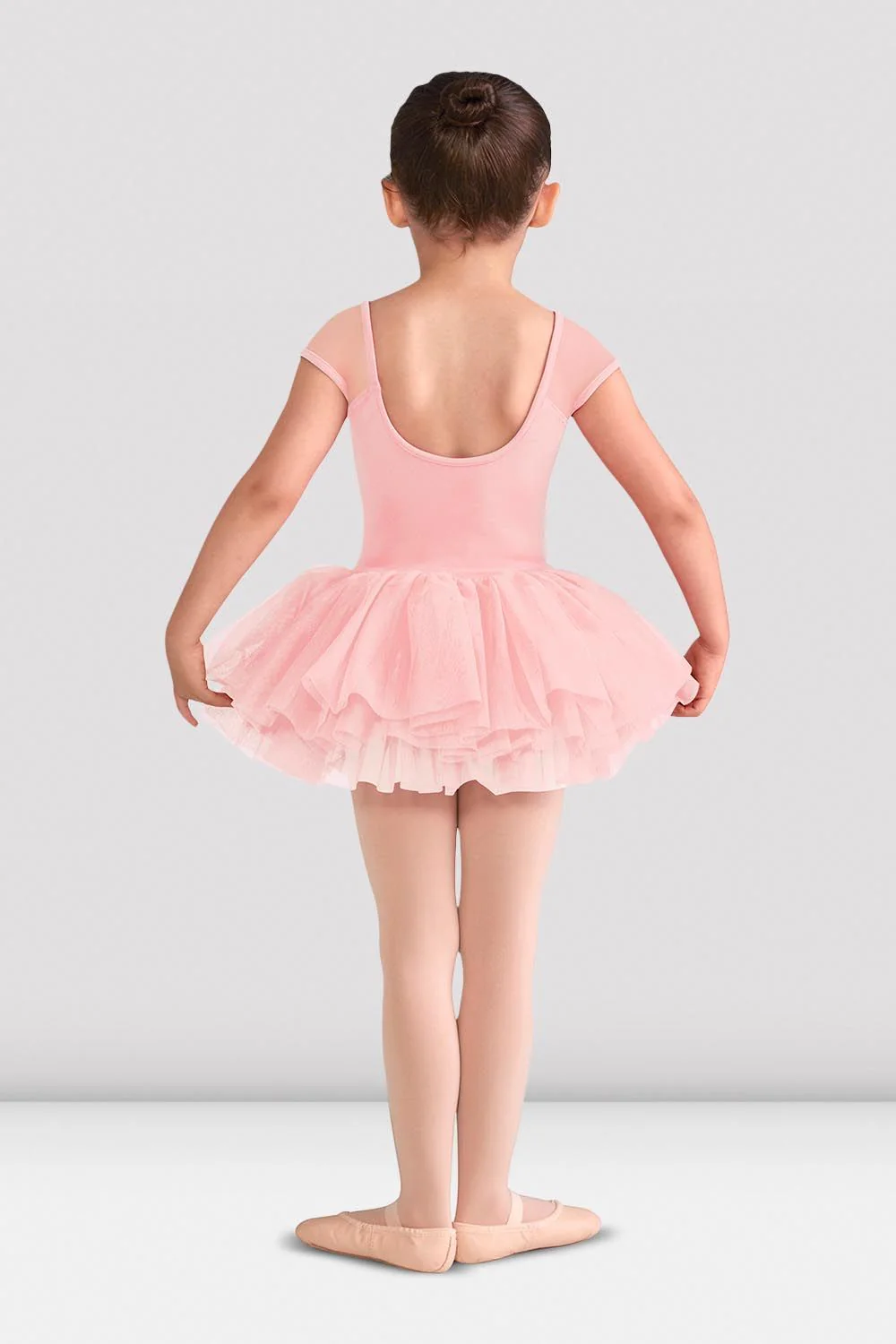 Girls Abelle Mesh Tutu Leotard - Image 2