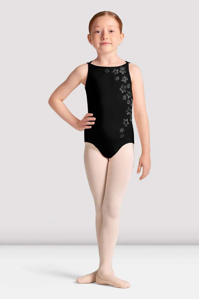 Girls Cara Boat Neck Leotard