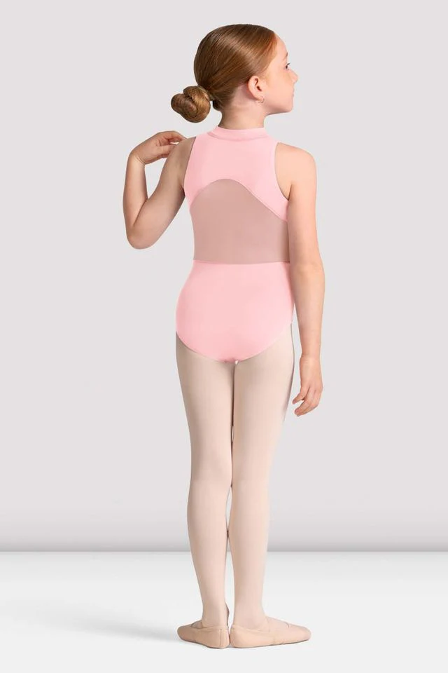Girls Cayla Zip Front Leotard - Image 2