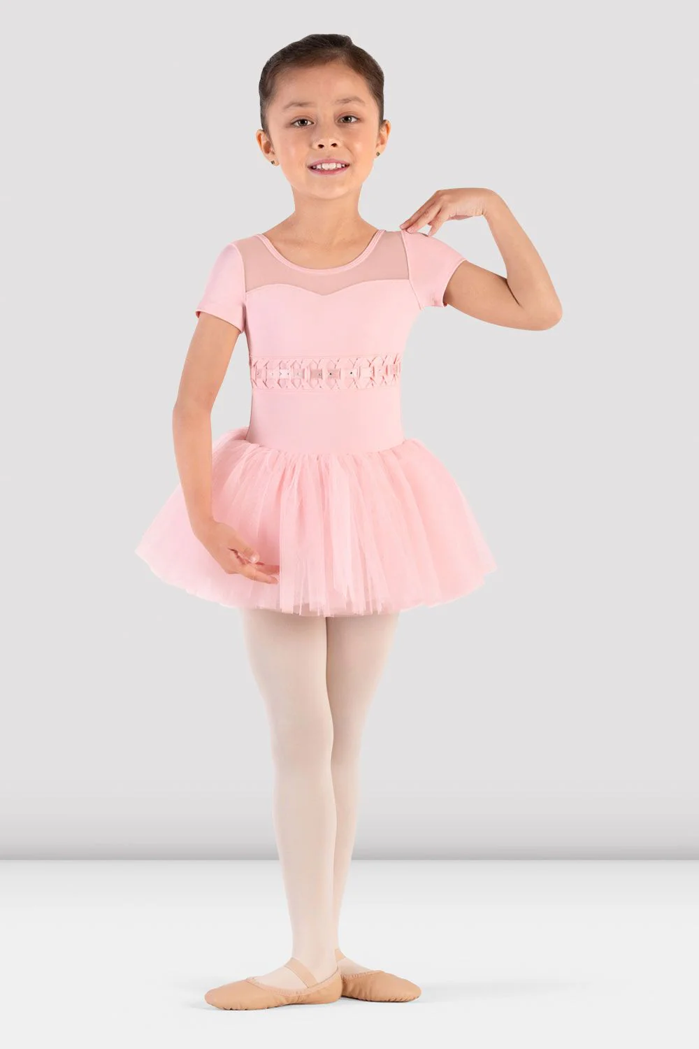Girls Daliah Cap Sleeve Tutu Dress