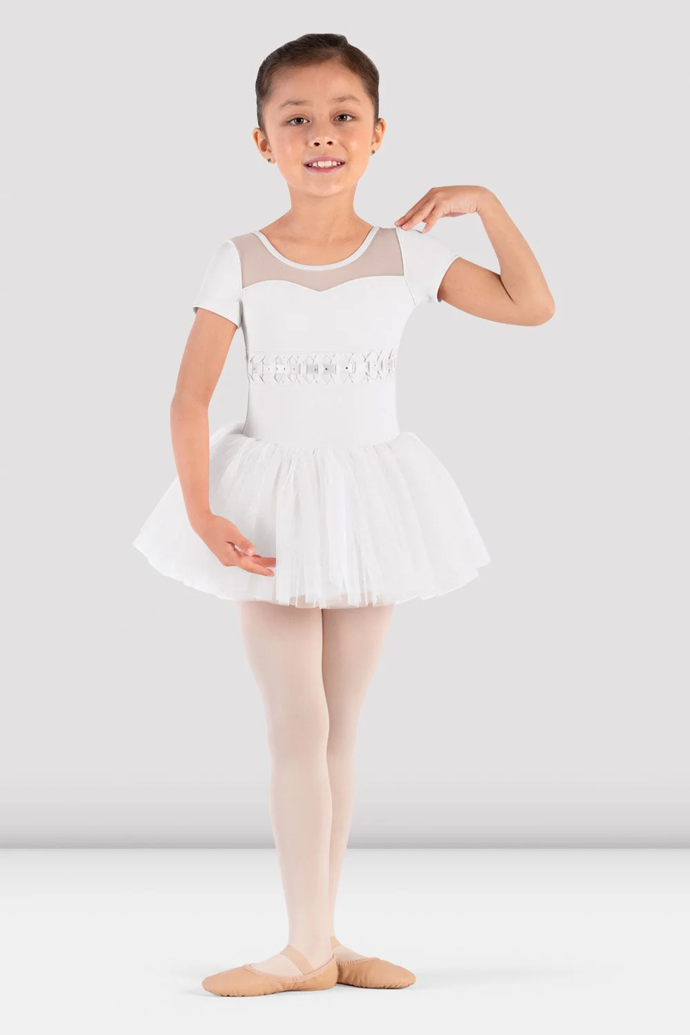 Girls Daliah Cap Sleeve Tutu Dress