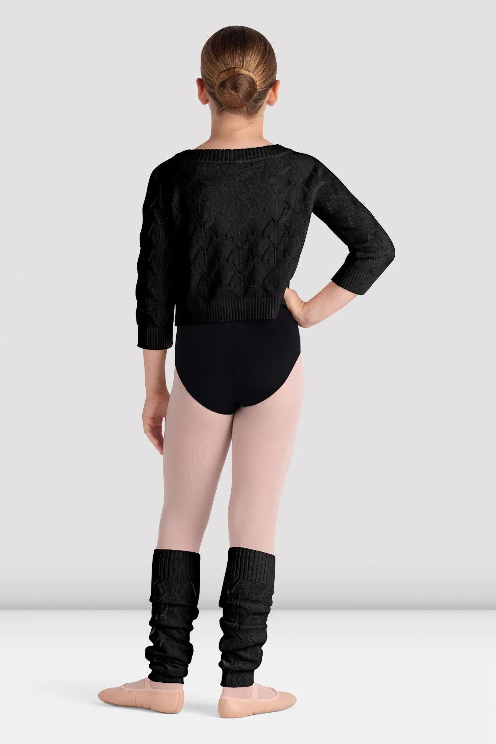 Girls Della Knit Leg Warmers - Image 2