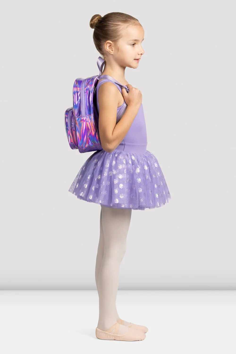 Girls Iridescent Ballerina Backpack - Image 3