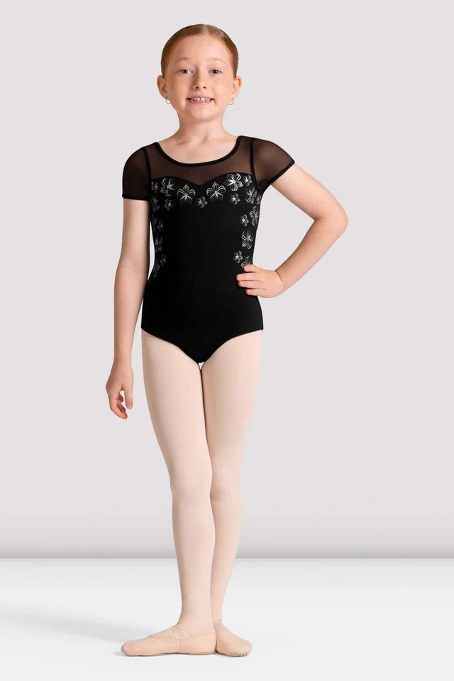 Girls Logan Cap Sleeve Leotard