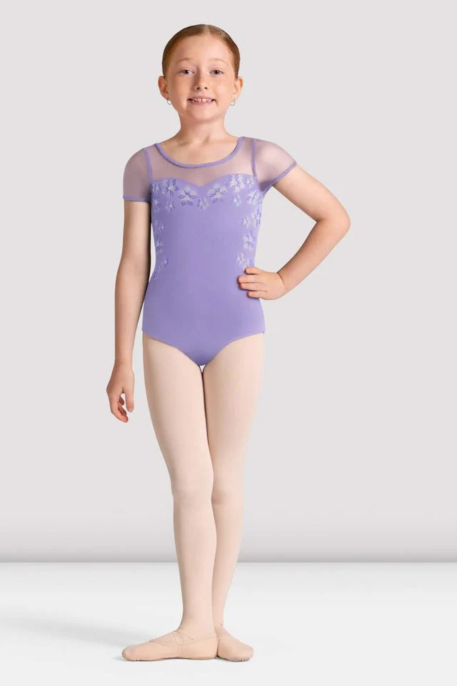 Girls Logan Cap Sleeve Leotard - Image 3