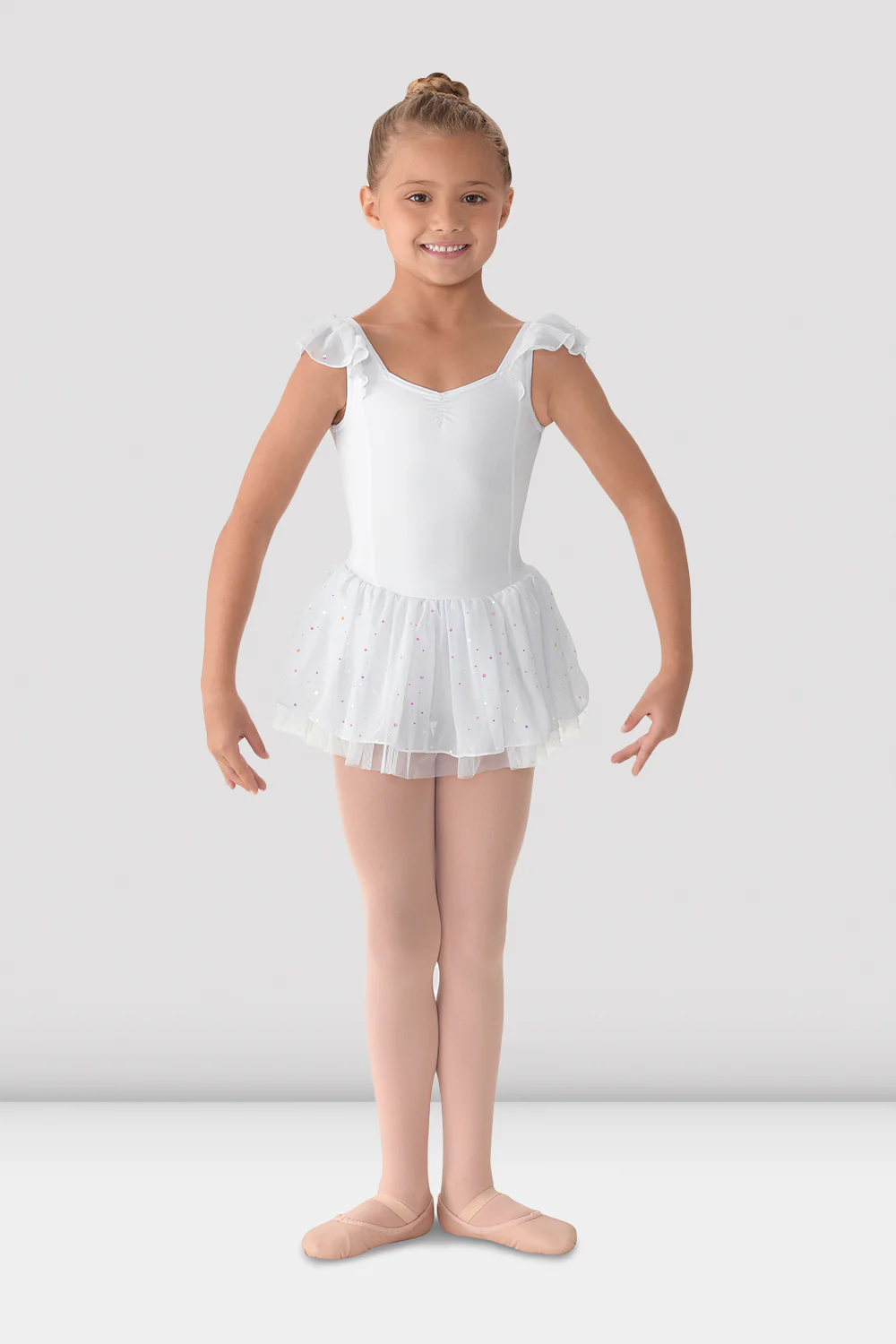 Girls Mirella Flutter Sleeve Dress