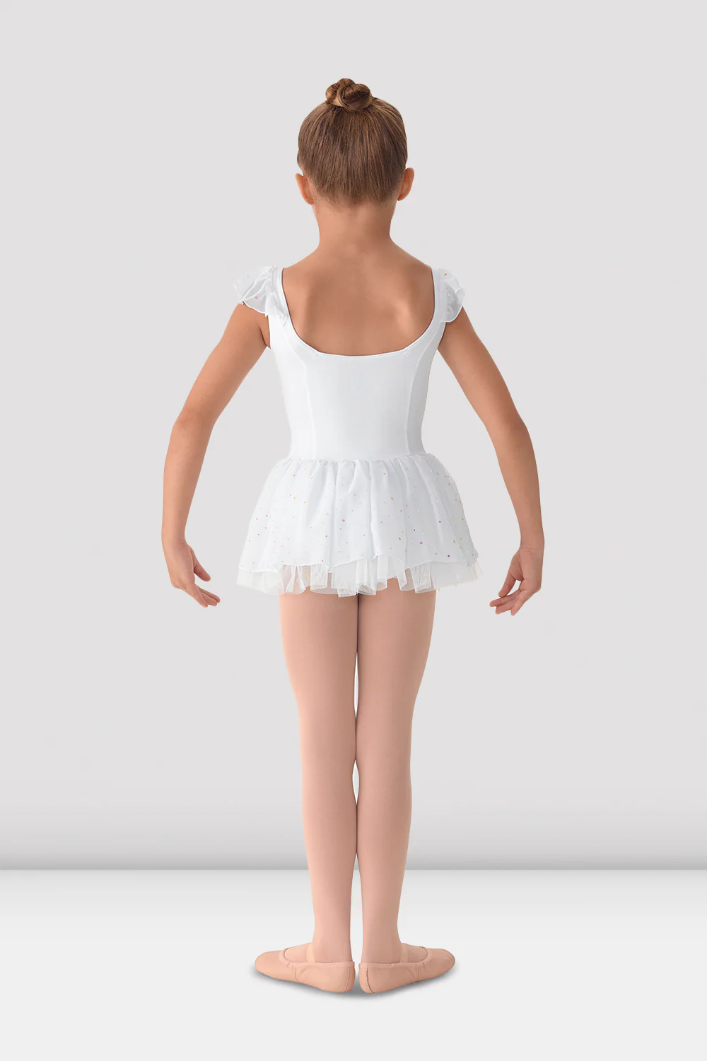 Girls Mirella Flutter Sleeve Dress - Image 2