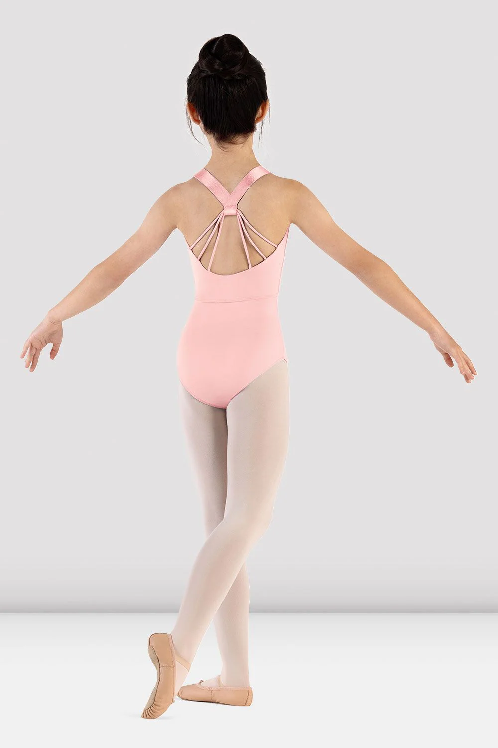 Girls Mirella Majesty Cross Back Leotard - Image 2