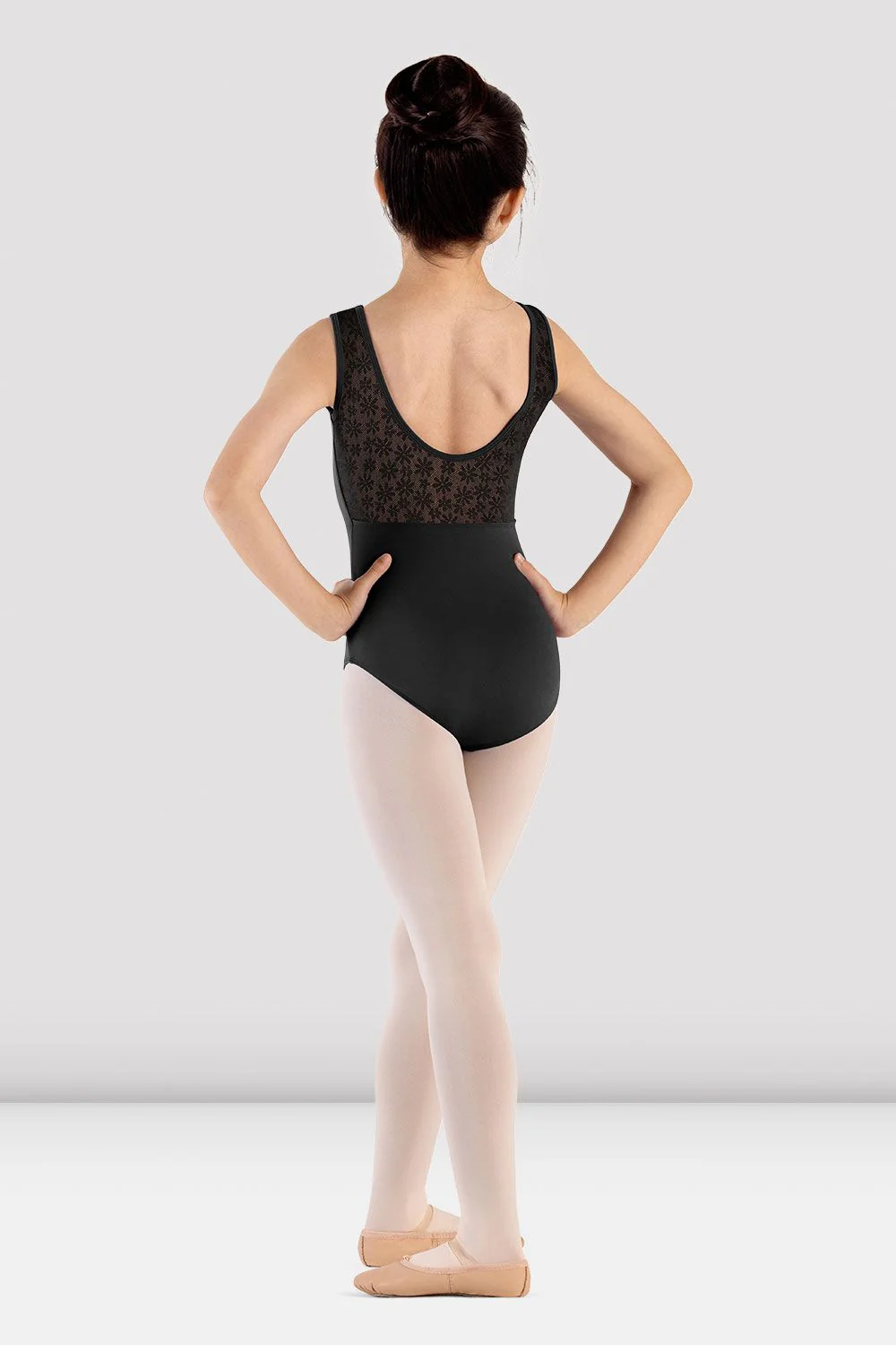 Girls Mirella Majesty Scoop Back Leotard - Image 2