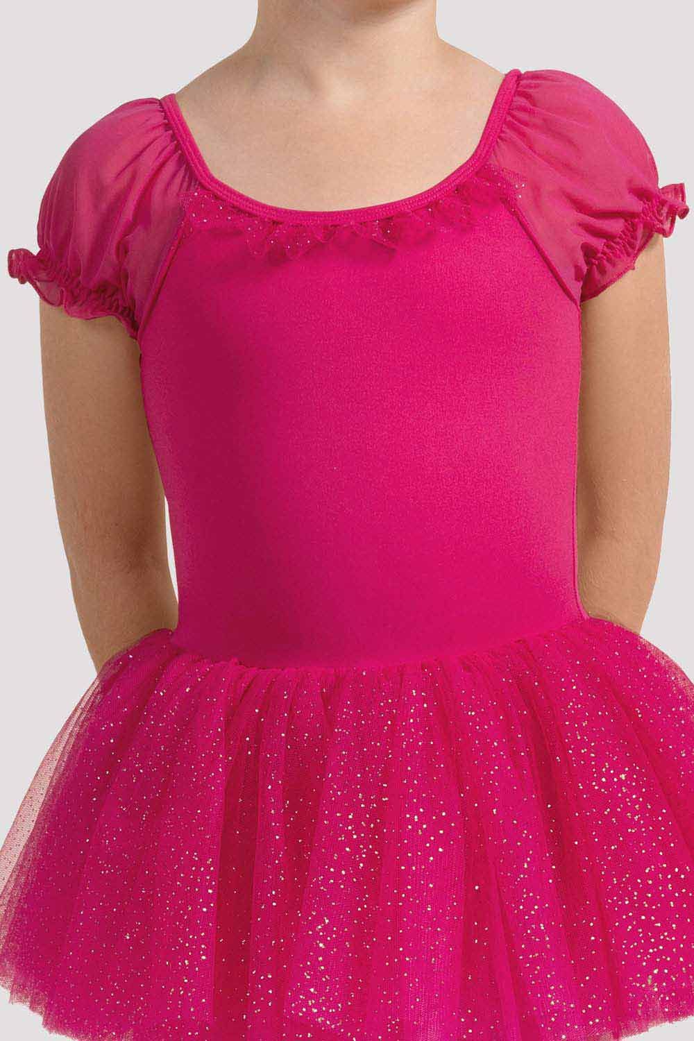 Girls Mirella Miami Cap Sleeve Tutu Dress - Image 3