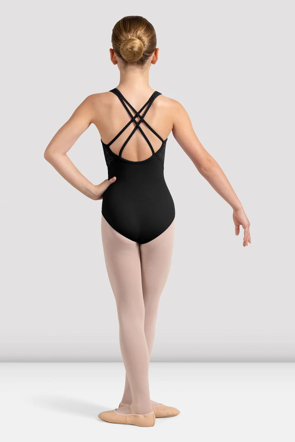 Girls Primrose Cross Back Leotard - Image 2