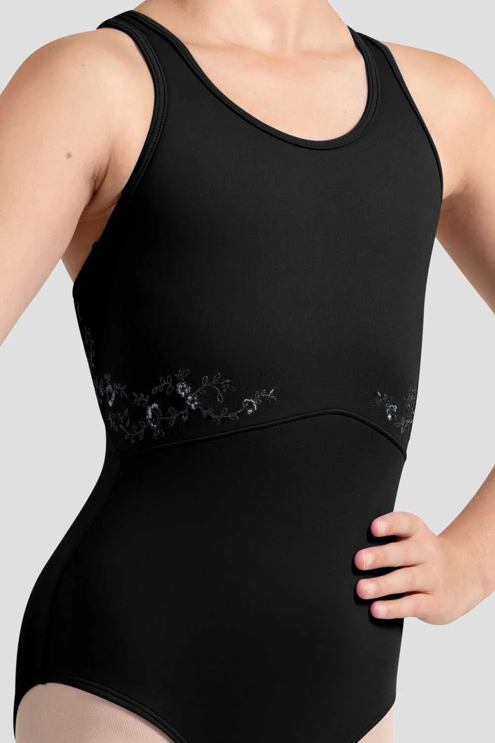 Girls Primrose Cross Back Leotard - Image 3