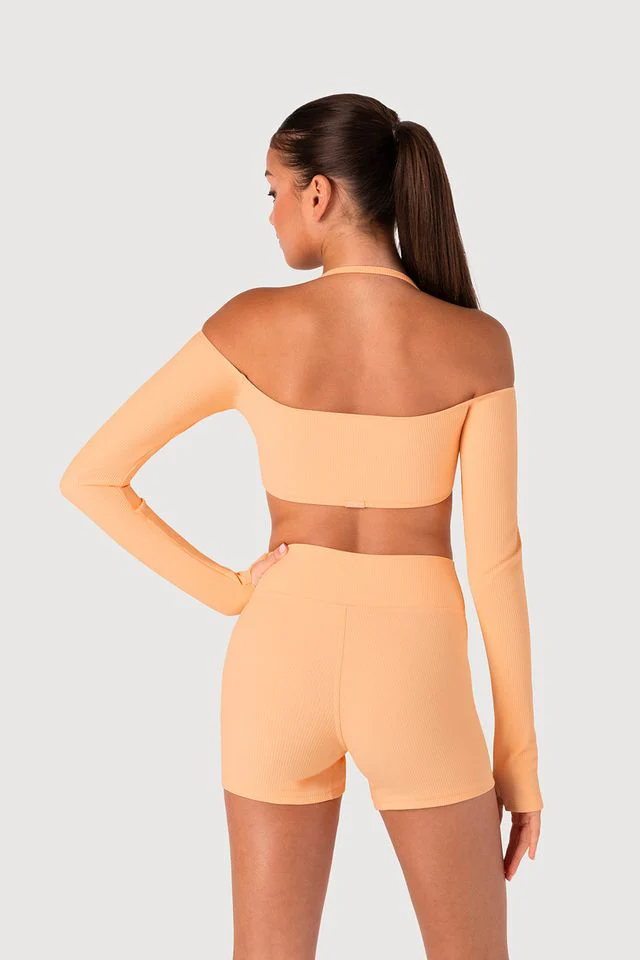 Girls Rib Bolero Crop Top - Image 3