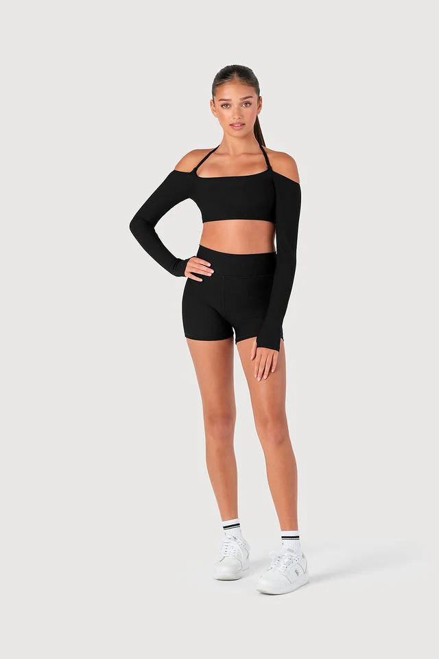 Girls Rib Bolero Crop Top - Image 3