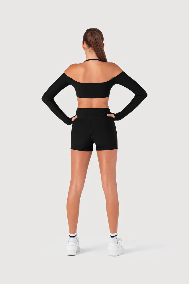 Girls Rib Bolero Crop Top - Image 4