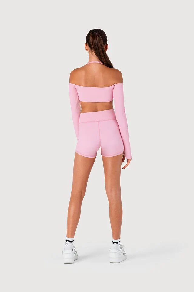 Girls Rib Bolero Crop Top - Image 4