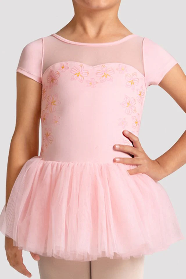 Girls Sharon Cap Sleeve Tutu Dress - Image 3