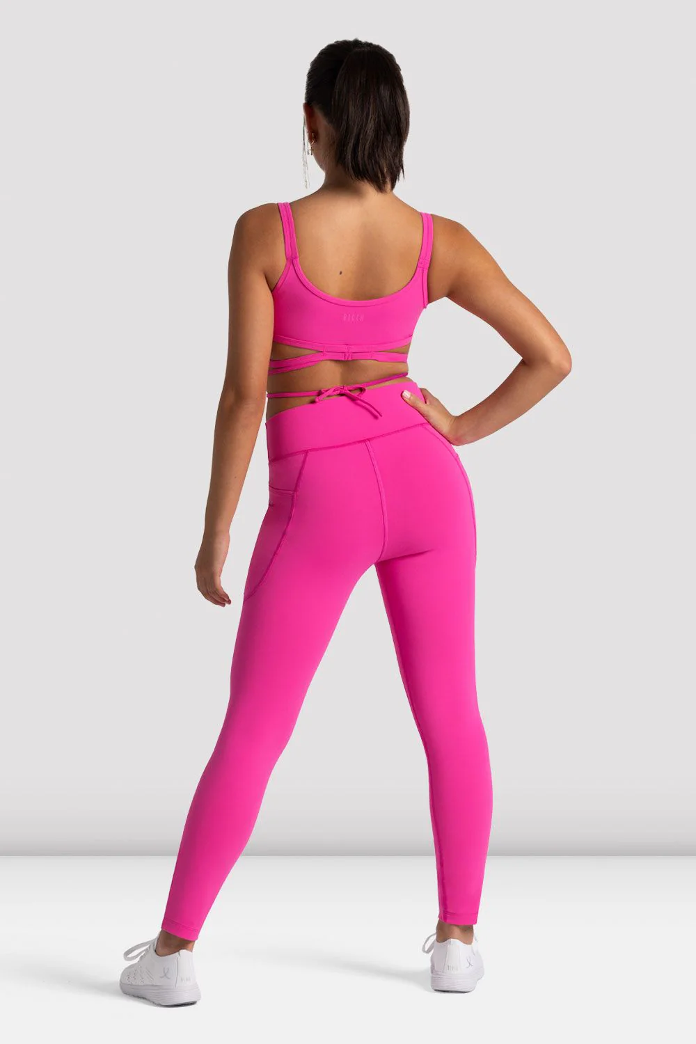 Girls Signature Tie Waist Crop Top - Image 2