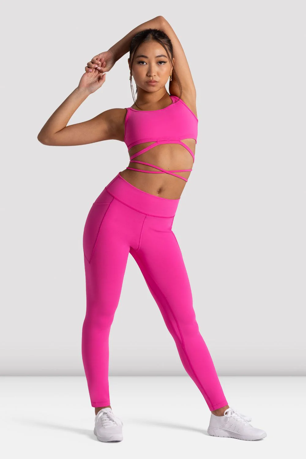 Girls Signature Tie Waist Crop Top - Image 3