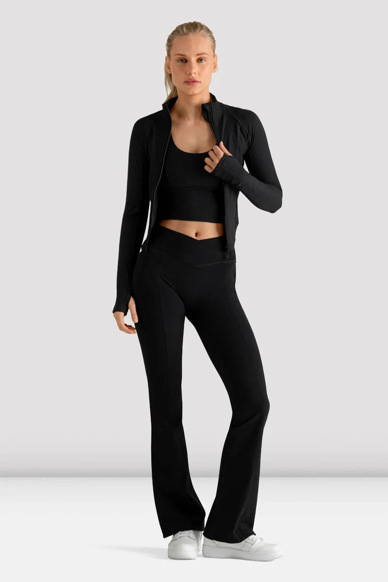 Ladies Apex Rib Contour Zip Jacket - Image 3