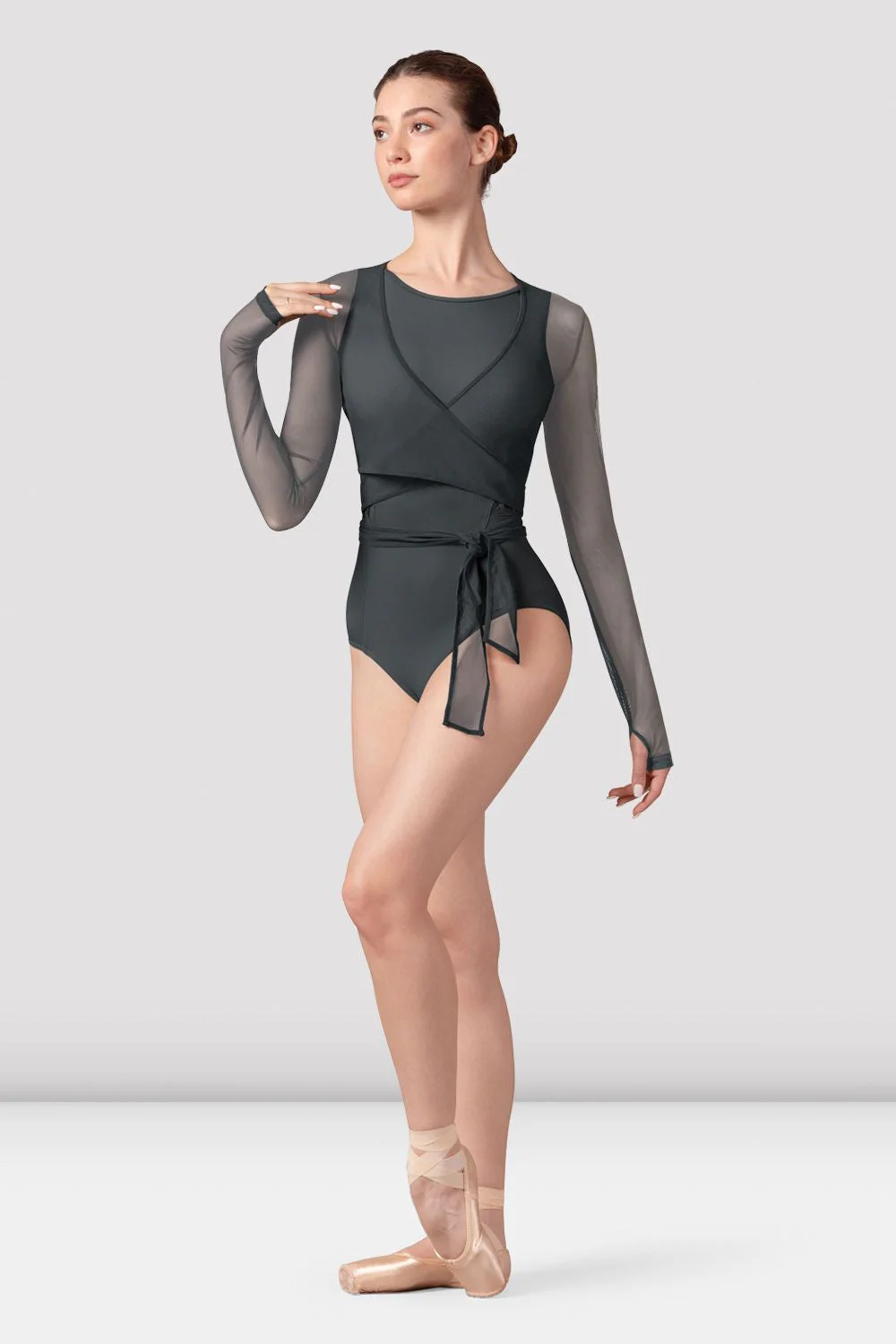 Ladies Bethan Mesh Wrap Top