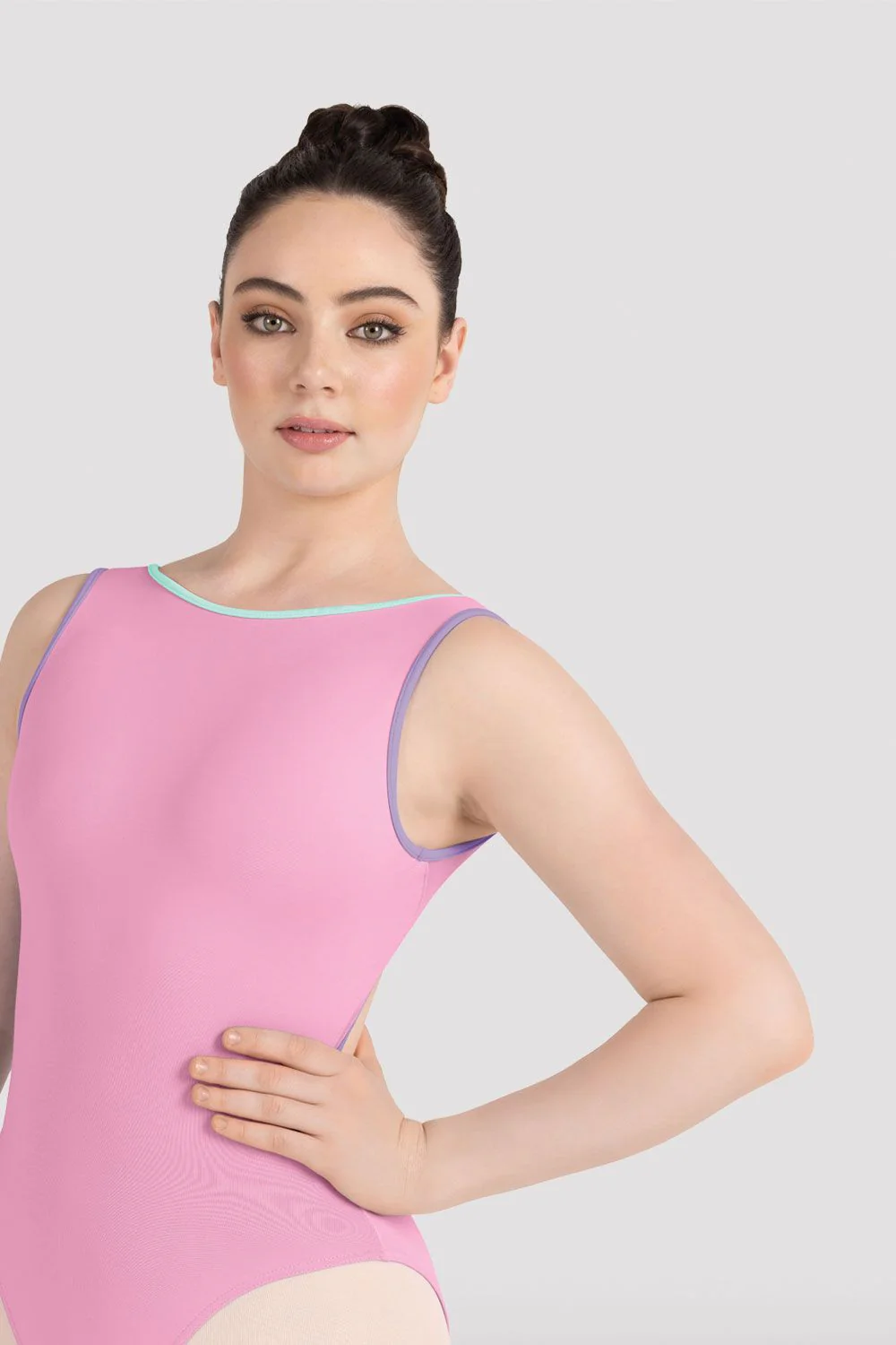 Ladies Calypso Boat Neck Leotard - Image 3