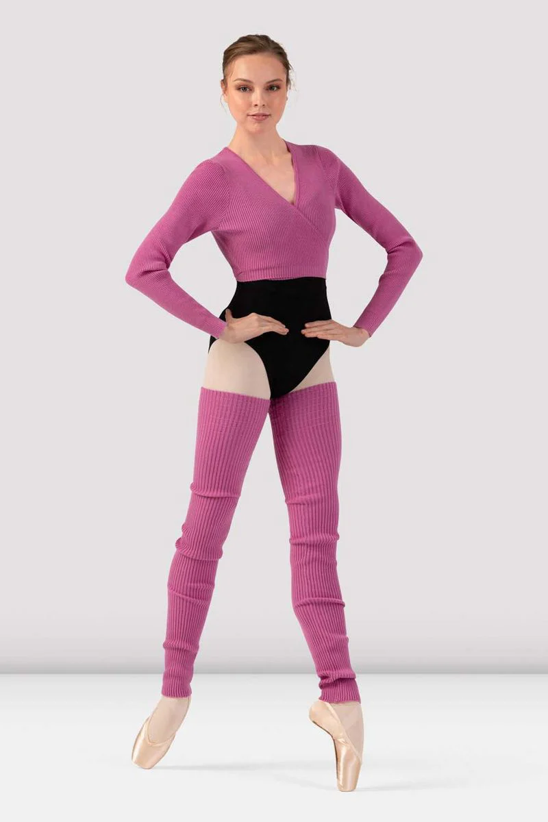Ladies Celeste Knit Wrap Top