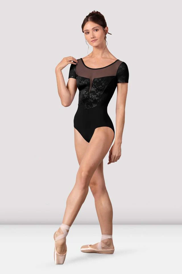 Ladies Christina Cap Sleeve Leotard