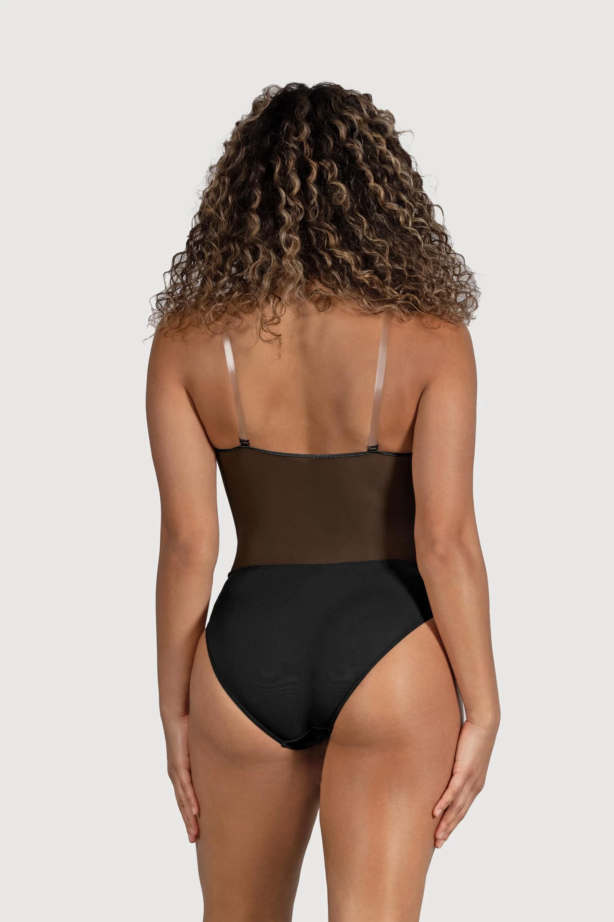 Ladies Cordelia Mesh Panel Bodysuit - Image 2