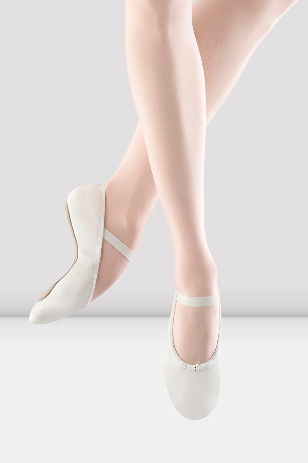 Ladies Dansoft Leather Ballet Shoes
