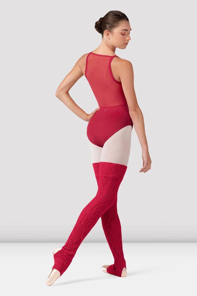 Ladies Elsa Knit Leg Warmers - Image 2