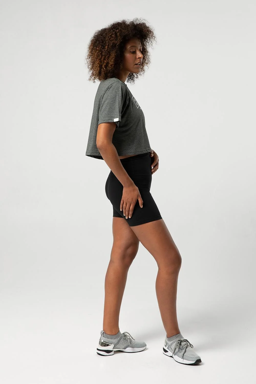 Ladies Heritage Bloch Print Crop Tee - Image 3
