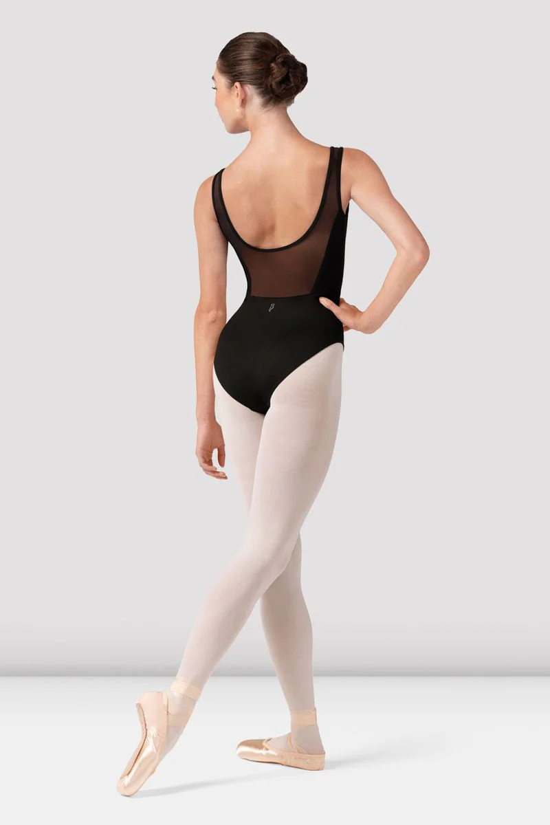 Ladies Isabella Floral Scoop Back Leotard - Image 3