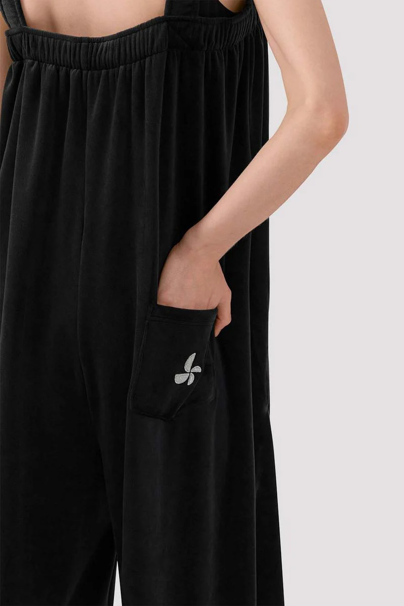 Ladies Isabella Velvet Jumpsuit - Image 3