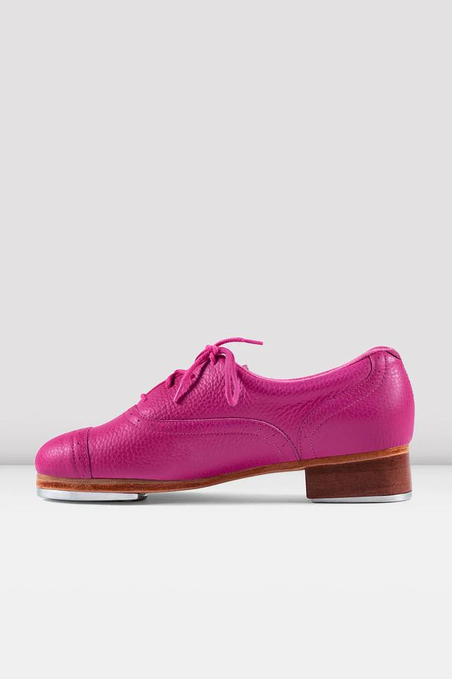 Ladies Jason Samuels Smith Pebble Leather Tap Shoes - Image 2