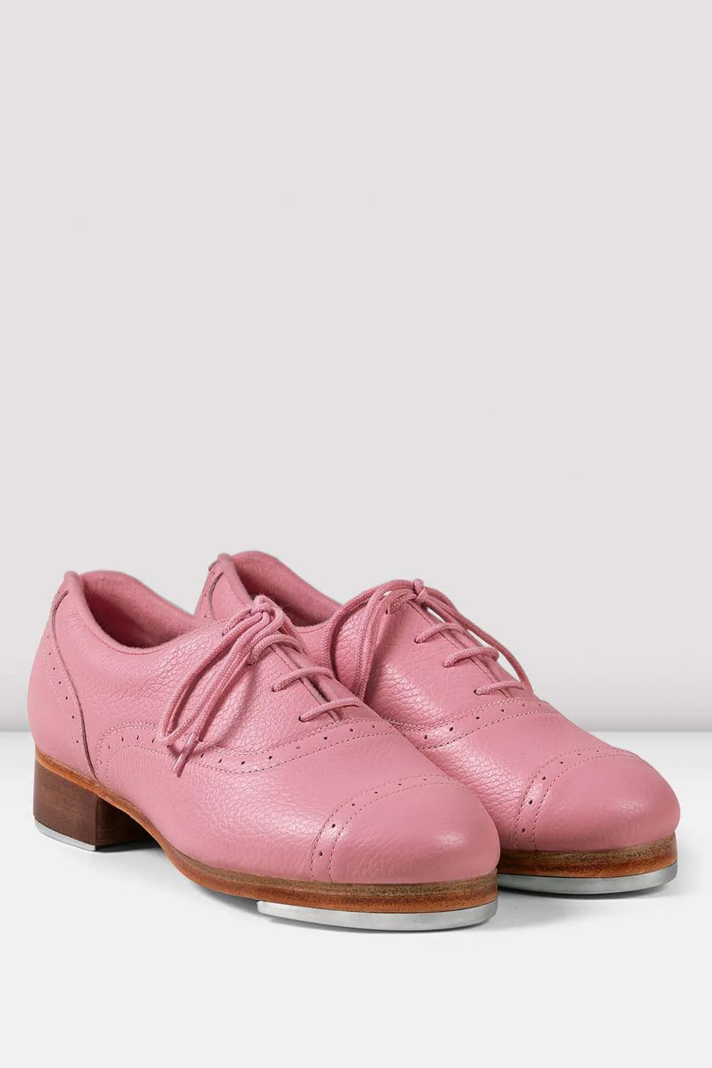 Ladies Jason Samuels Smith Pebble Leather Tap Shoes - Image 6