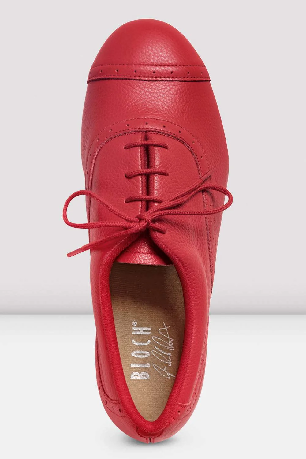 Ladies Jason Samuels Smith Pebble Leather Tap Shoes - Image 3