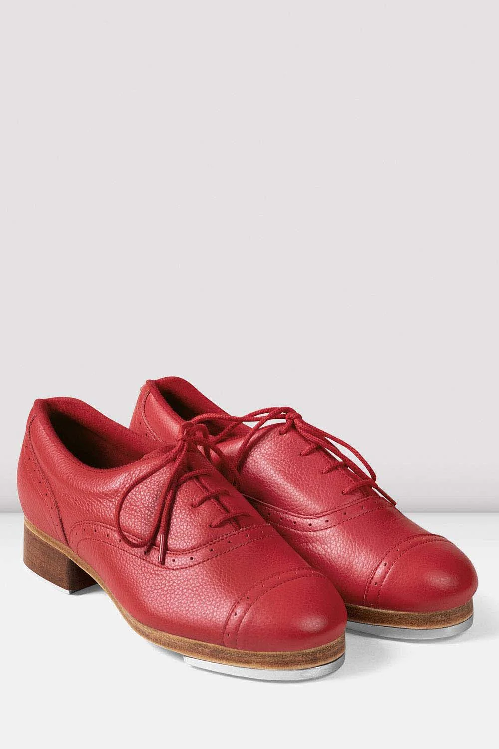Ladies Jason Samuels Smith Pebble Leather Tap Shoes - Image 4