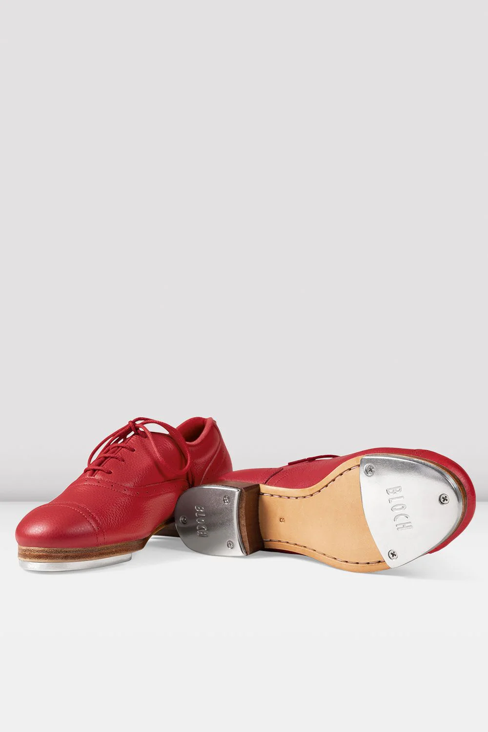 Ladies Jason Samuels Smith Pebble Leather Tap Shoes - Image 5