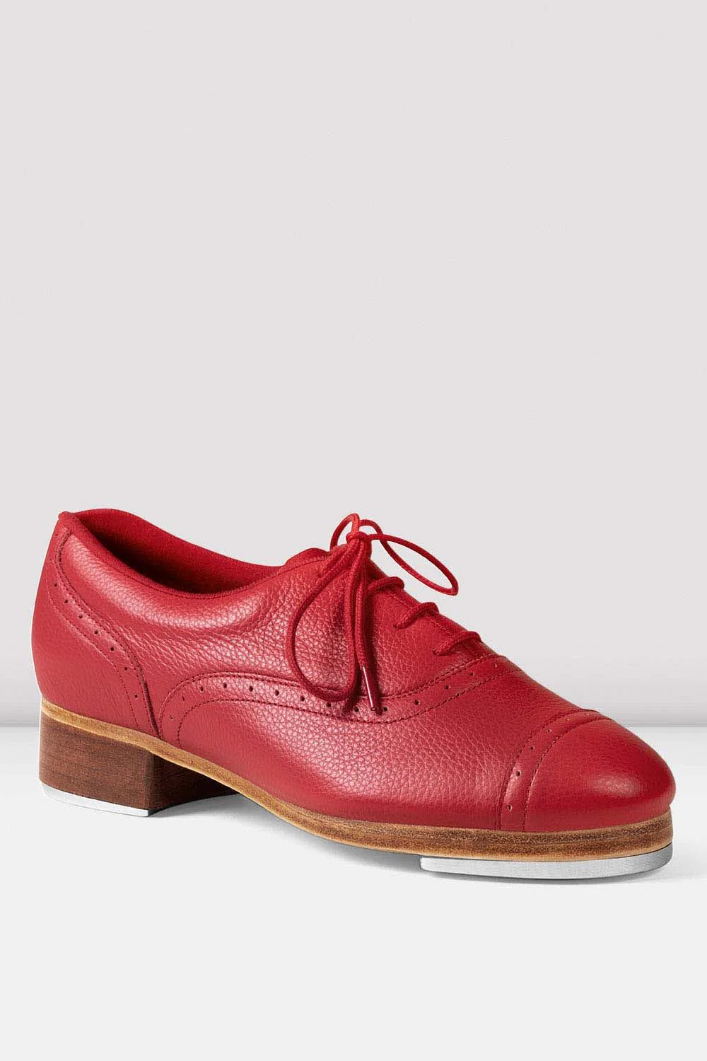Ladies Jason Samuels Smith Pebble Leather Tap Shoes - Image 6