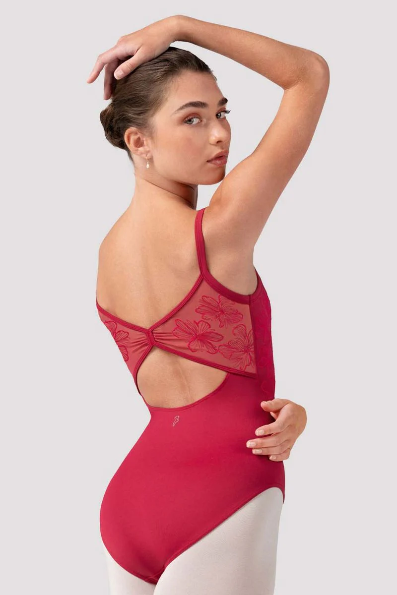 Ladies Lorelei Floral Camisole Leotard - Image 2