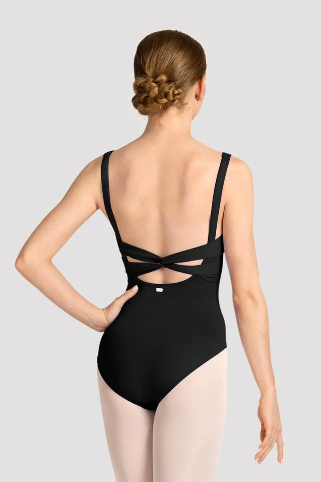 Ladies Mirella Celeste Low Back Printed Leotard - Image 3