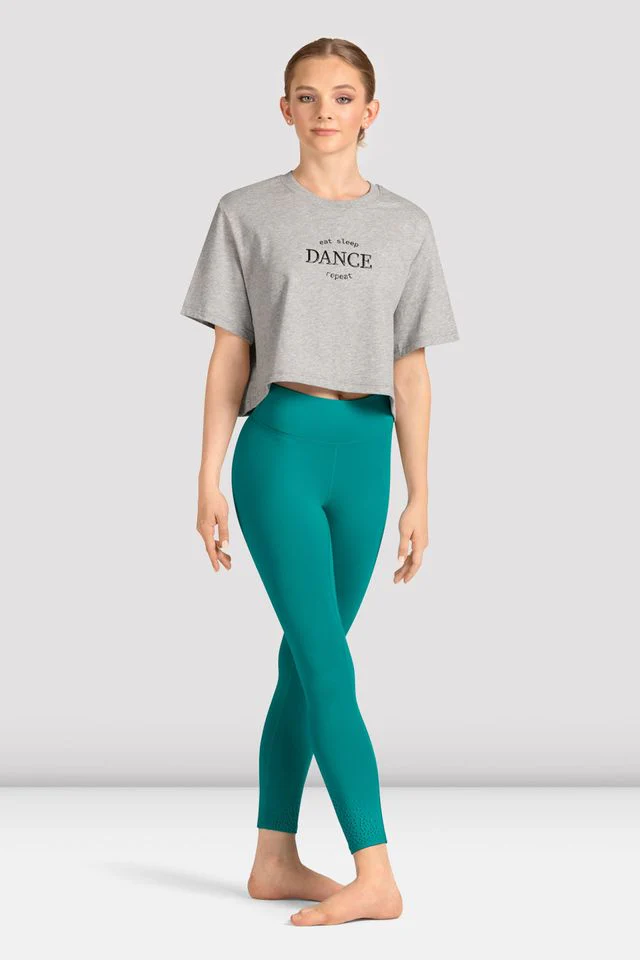 Ladies Mirella Celeste Printed Crop Top - Image 2