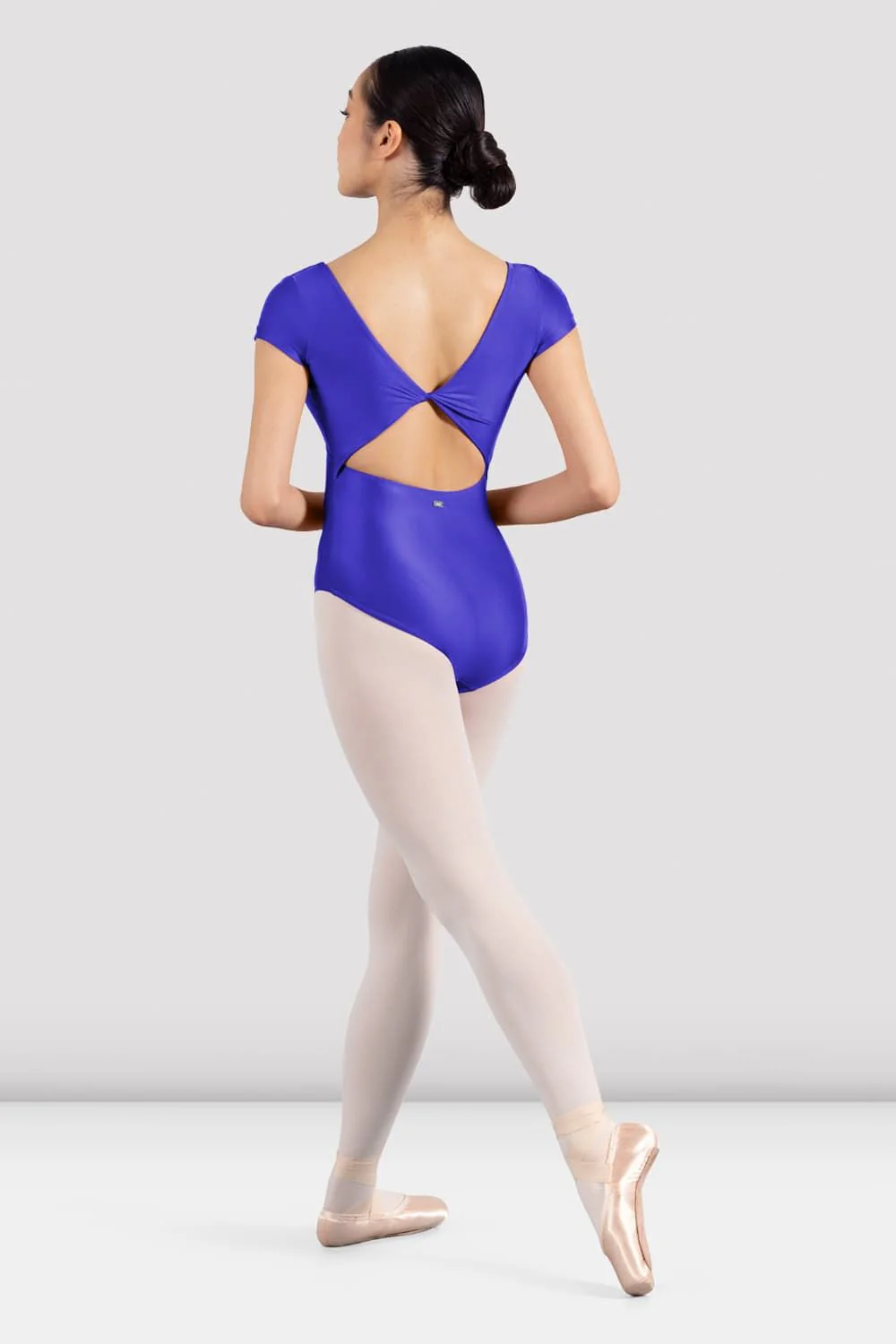 Ladies Mirella Glow Cap Sleeve Leotard - Image 2