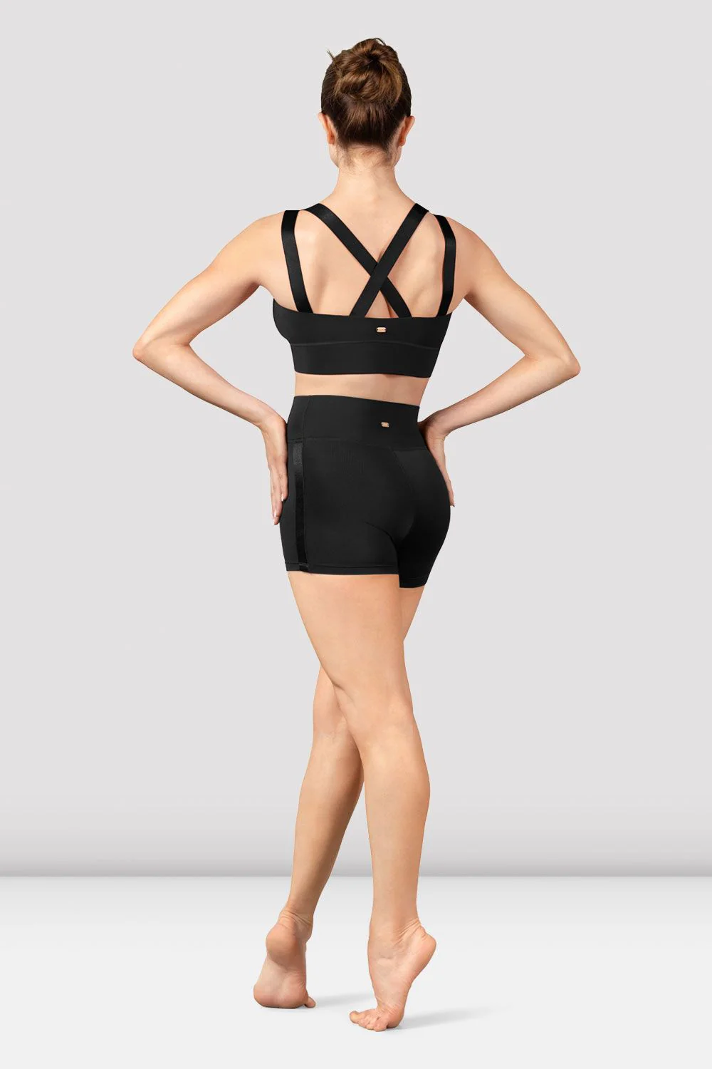 Ladies Mirella Majesty Cross Back Crop Top - Image 3