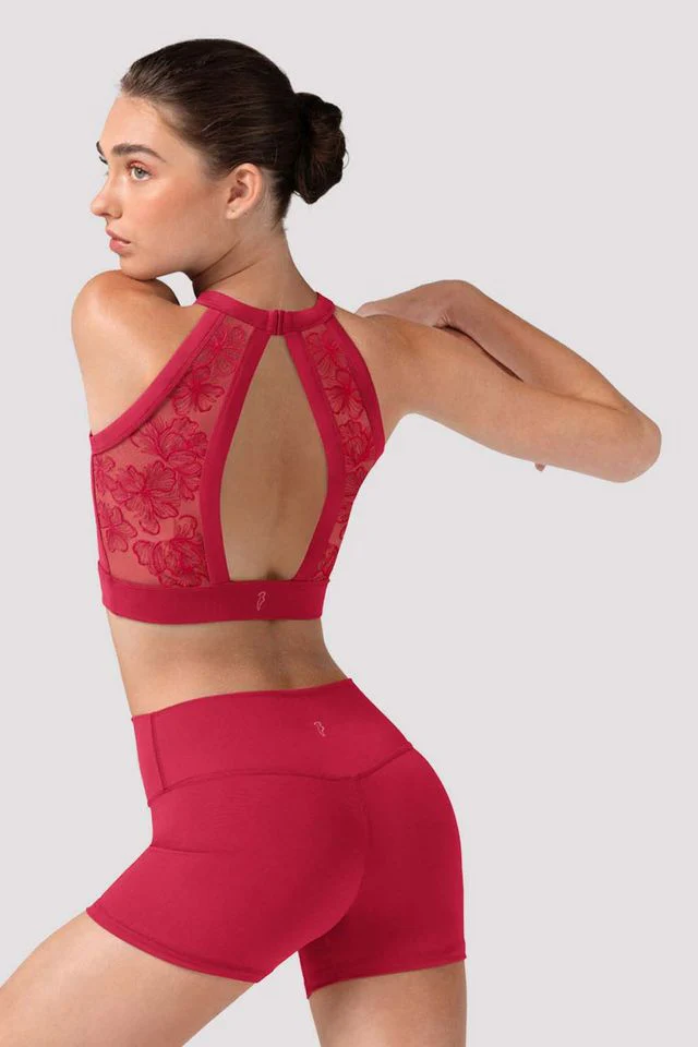 Ladies Nina Floral Crop Top - Image 2
