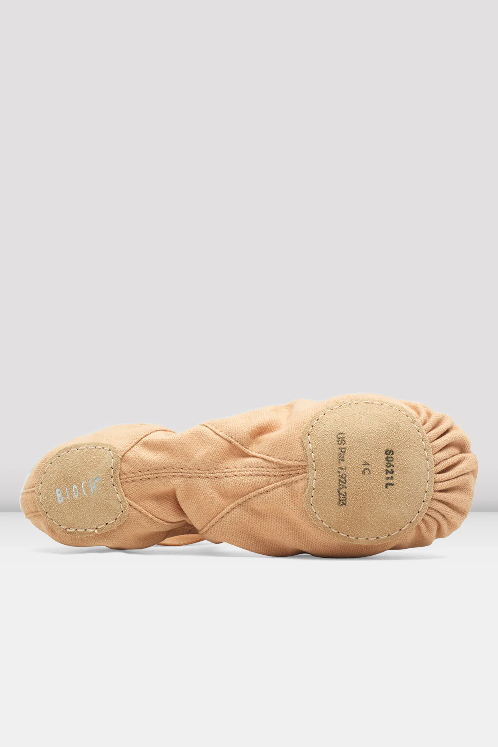 Ladies Pro Elastic Canvas Ballet Shoes - Image 3