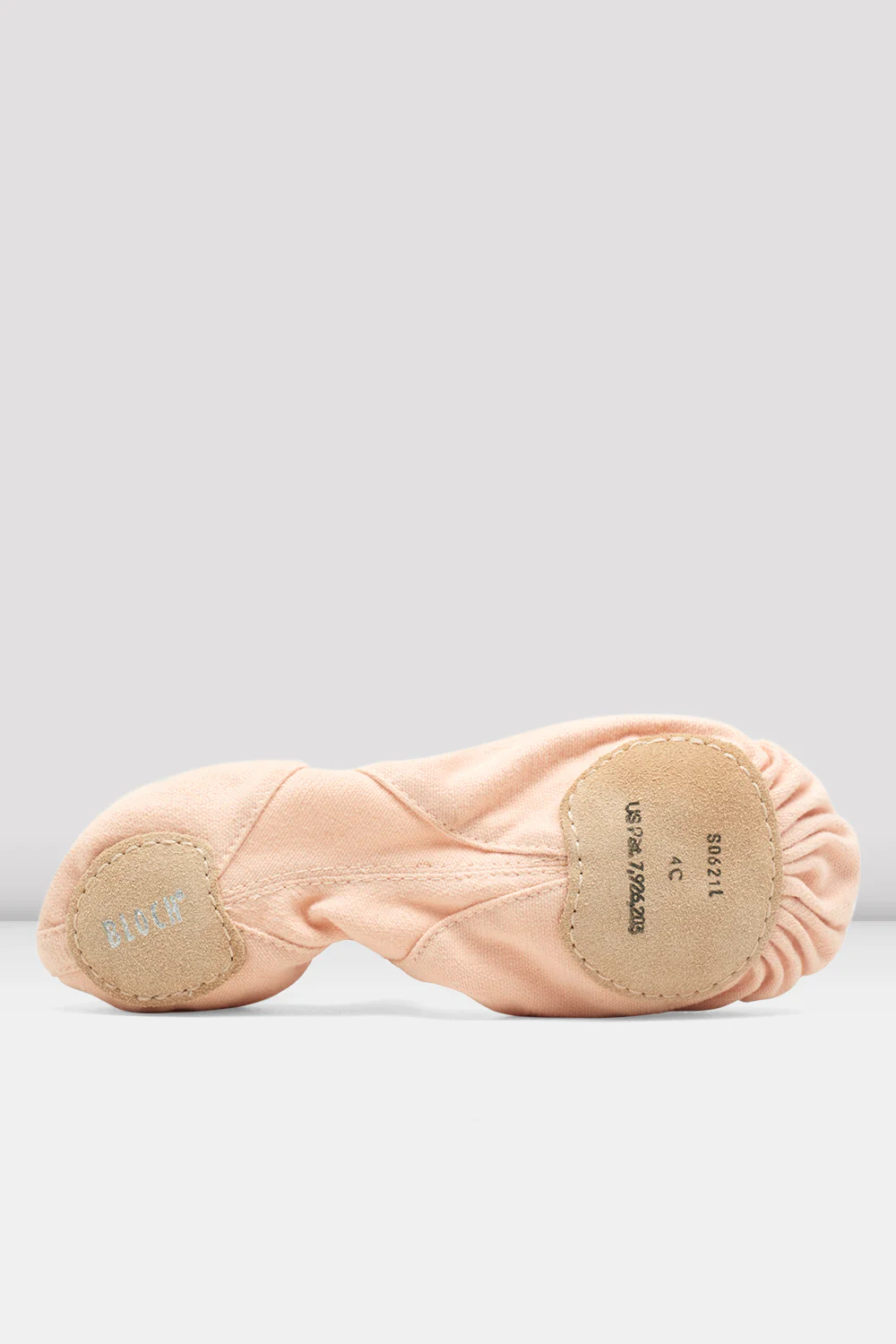 Ladies Pro Elastic Canvas Ballet Shoes - Image 5