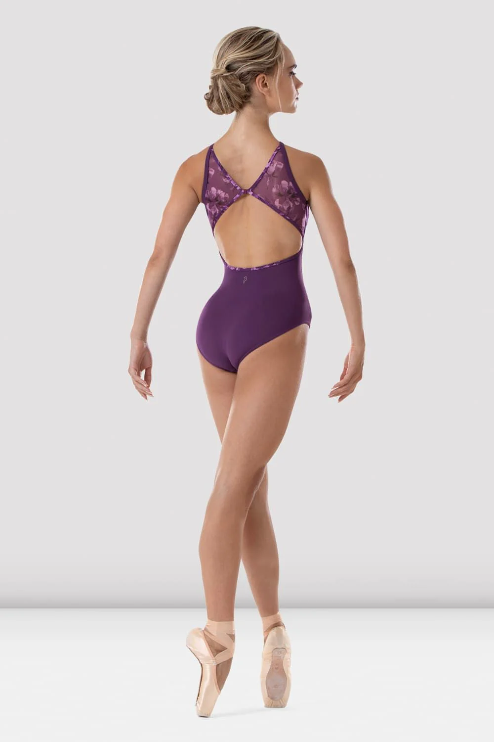 Ladies Rai Floral Halterneck Leotard - Image 2