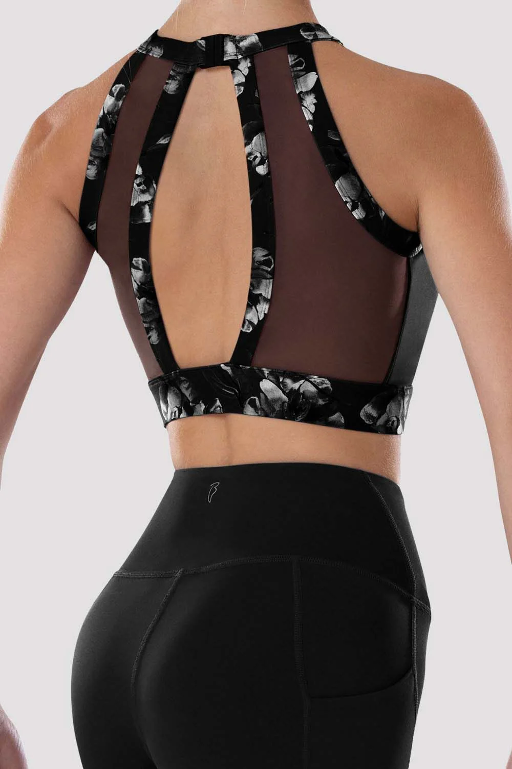 Ladies Reece High Neck Crop Top - Image 3